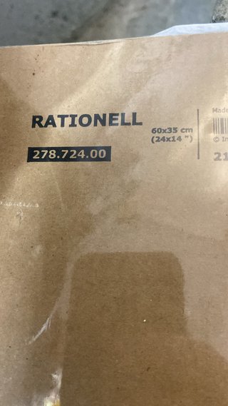 Cristal RATIONELL 60x35 cm IKEA son 4 cristale