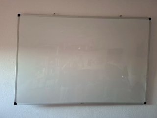 Pizarra Blanca metálica 150x100