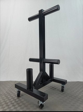 Soporte para Discos Olimpicos 50 mm con Ruedas