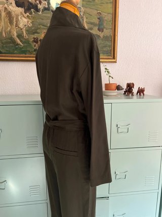 COS: Elegant Olive Green Belted Jumpsuit (NEW)