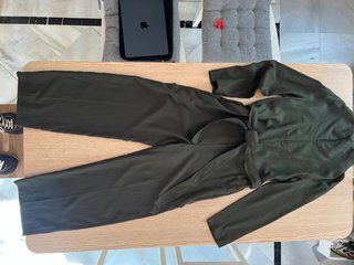 COS: Elegant Olive Green Belted Jumpsuit (NEW)