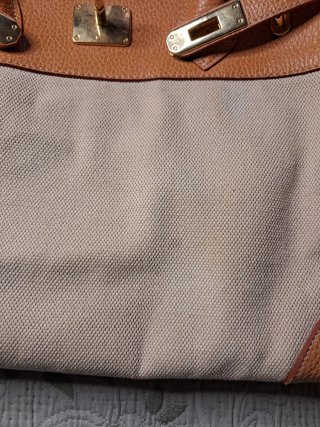 Bolsa Jarina. Model tipo Hermes  naranja oscura.