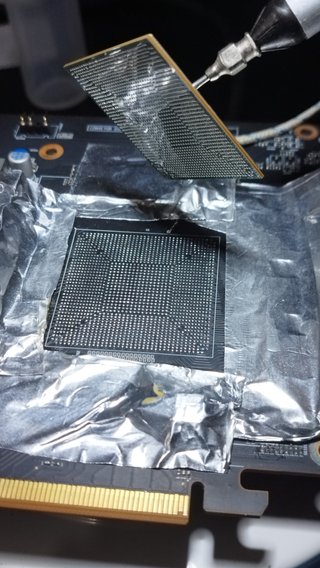 REPARACIÓN MICROELECTRONICA GPU Y LAPTOP