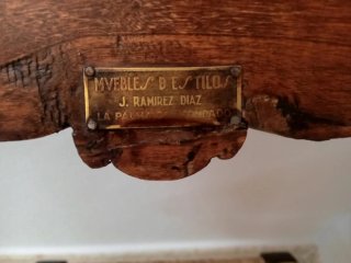 2 Sillas Antiguas Madera Talladas a Mano