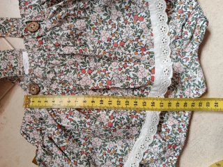 Falda con braguita y tirantes floral