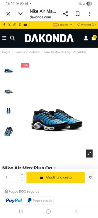 Nike Air Max Plus OG Zapatillas Azul