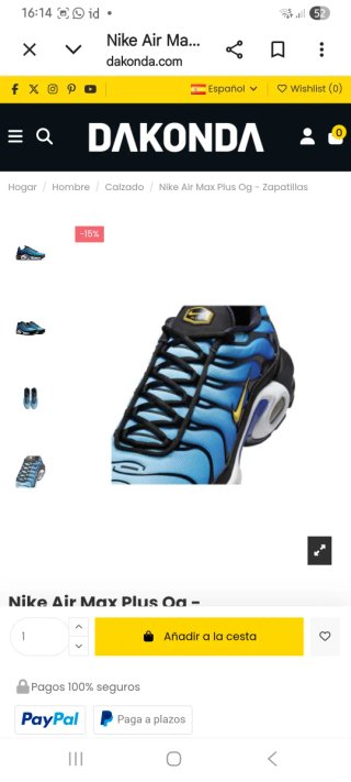 Nike Air Max Plus OG Zapatillas Azul