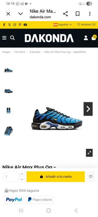Nike Air Max Plus OG Zapatillas Azul
