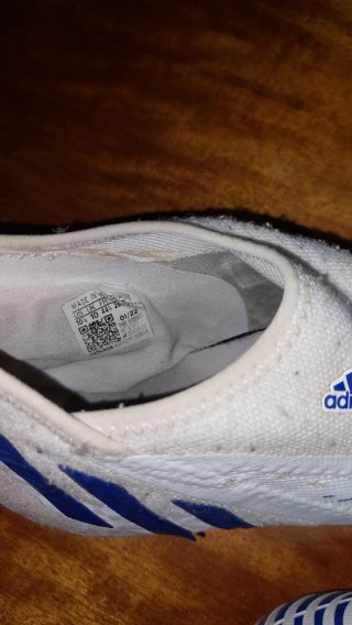 Zapatillas Adidas Blancas y Azules GAMA MEDIA