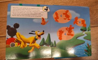 Libro Cuentos Disney Mickey Figuras Ventosa