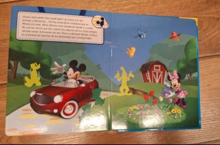Libro Cuentos Disney Mickey Figuras Ventosa