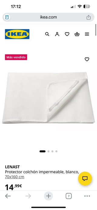 Cama infantil Ikea + somier + colchón y fundas