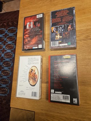 Lotto 4 Videocassette Musicali