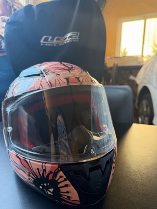 Casco integral LS2 como nuevo + visera extra