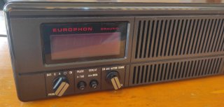 Radiosveglia Europhon ORAUNO anni '70 funzionante