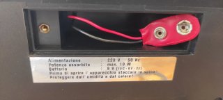 Radiosveglia Europhon ORAUNO anni '70 funzionante