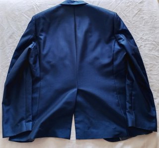 Traje Novio Azul Entero Roberto Bassi  Diseño 2025