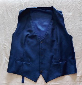 Traje Novio Azul Entero Roberto Bassi  Diseño 2025