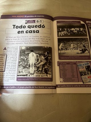 Album Real Madrid MARCA 1998