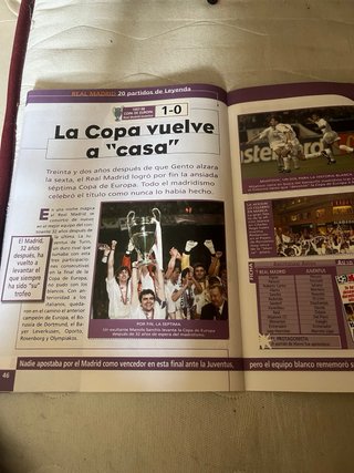 Album Real Madrid MARCA 1998
