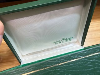 Scatola Rolex Vintage con Certificato