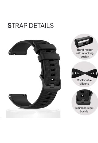 2 Cinturini Orologio Smartwatch Neri