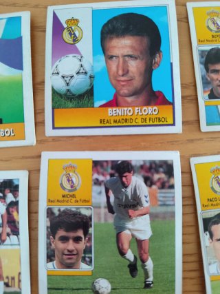 Cromos Real Madrid 92/93