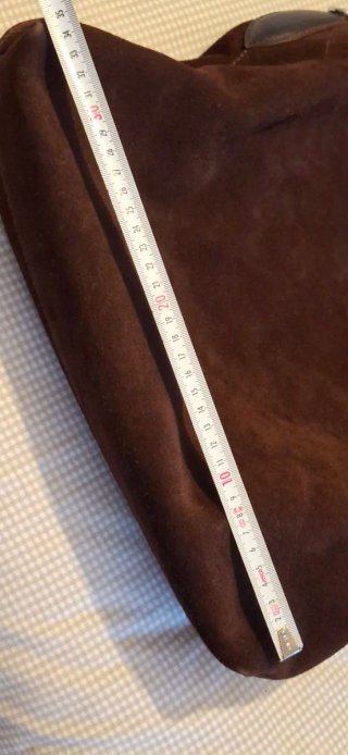Bolso Prada ante marrón detalles plata