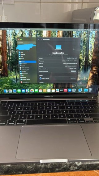 MacBook Pro 2020 i7 32GB RAM Plata