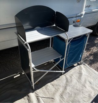 Mesa Cocina Camping Plegable