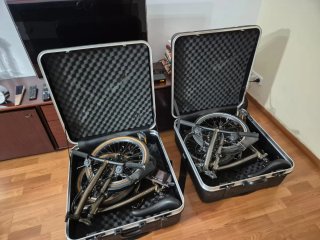 Maleta de transporte B&W para bicis Brompton