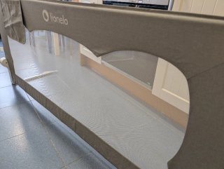 Barrera Cama Lionelo Hanna 150x65cm Gris
