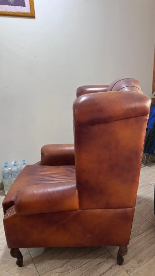 Sillón de piel Chester