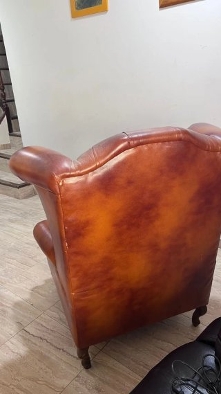 Sillón de piel Chester