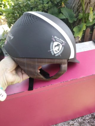 Casco de equitación Fouganza negro