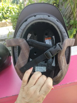 Casco de equitación Fouganza negro