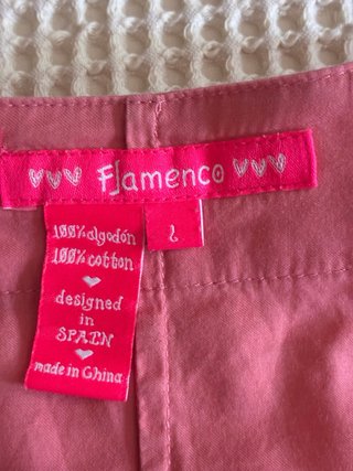 Vestido playero flamenco