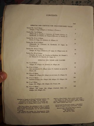Obras para violín de J.S. Bach