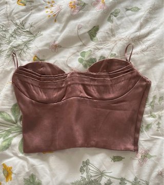 Top viral satén Zara Talla XS