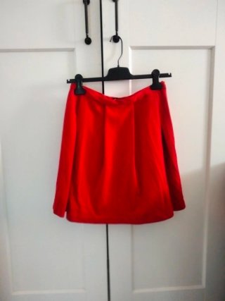 Falda Massimo Dutti Roja