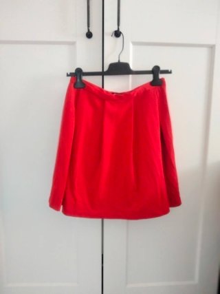 Falda Massimo Dutti Roja
