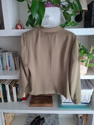 Chaqueta El Corte Inglés beige/verde