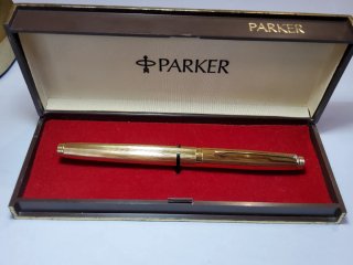 Parker 75 Millerighe Stilografica Vintage