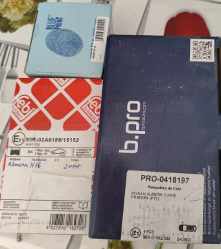 Kit Pastillas Freno Nissan Almera N16