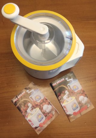 Gelatiera Vintage Donvier Chillfast Gialla gelato