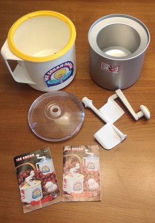Gelatiera Vintage Donvier Chillfast Gialla gelato