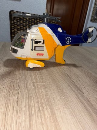 Helicóptero Fisher-Price Imaginext + Figura Robin