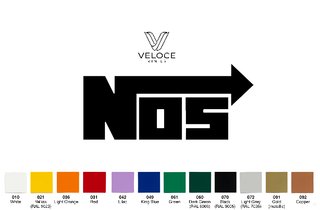 Vinilo / Pegatina Logo NOS Nitrous
