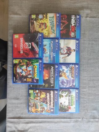 Lote Videojuegos PS4: Crash, FIFA, NBA 2K16