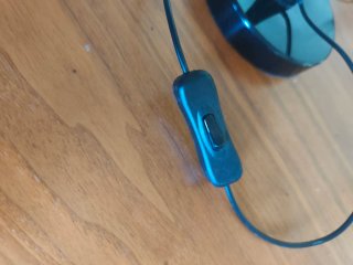 Lámpara LED flexible negra de escritorio